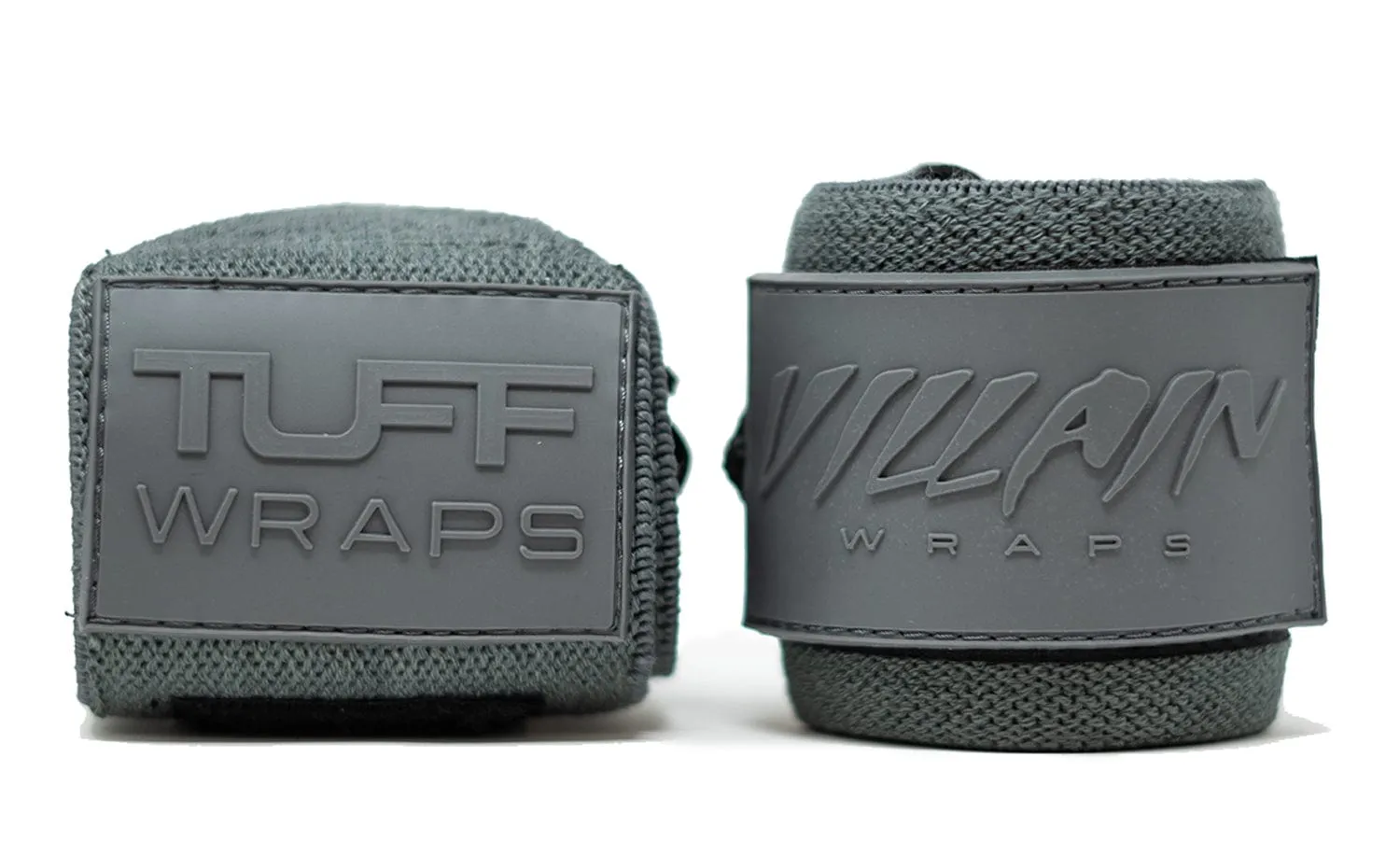 24" Villain Wrist Wraps - Solid Gray