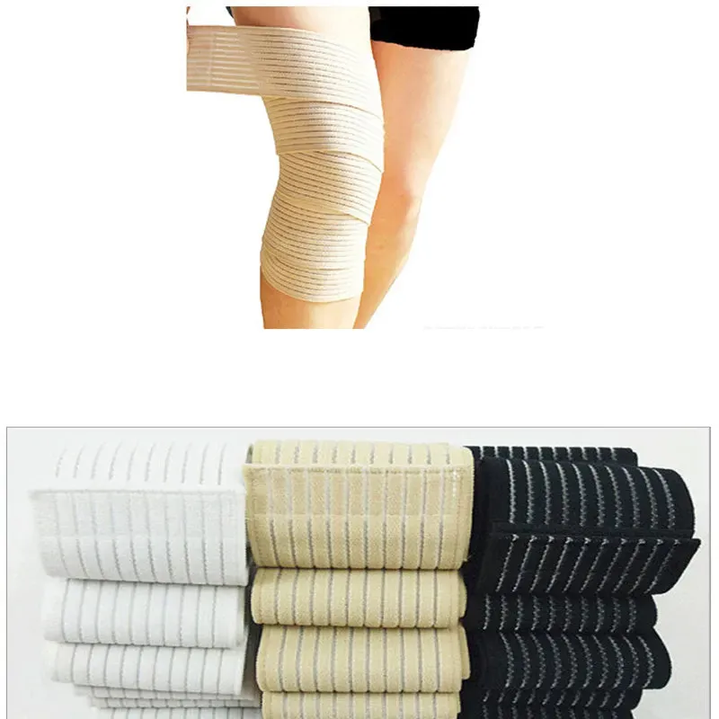 40-200cm Knee Elbow Wrist Ankle Bandage Cuff Support Wrap Sport  Compression Strap Belt Fitness Gym Brace Tape Elastic Band