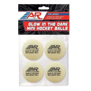 A&R Glow in the Dark Mini Balls 4 Pack