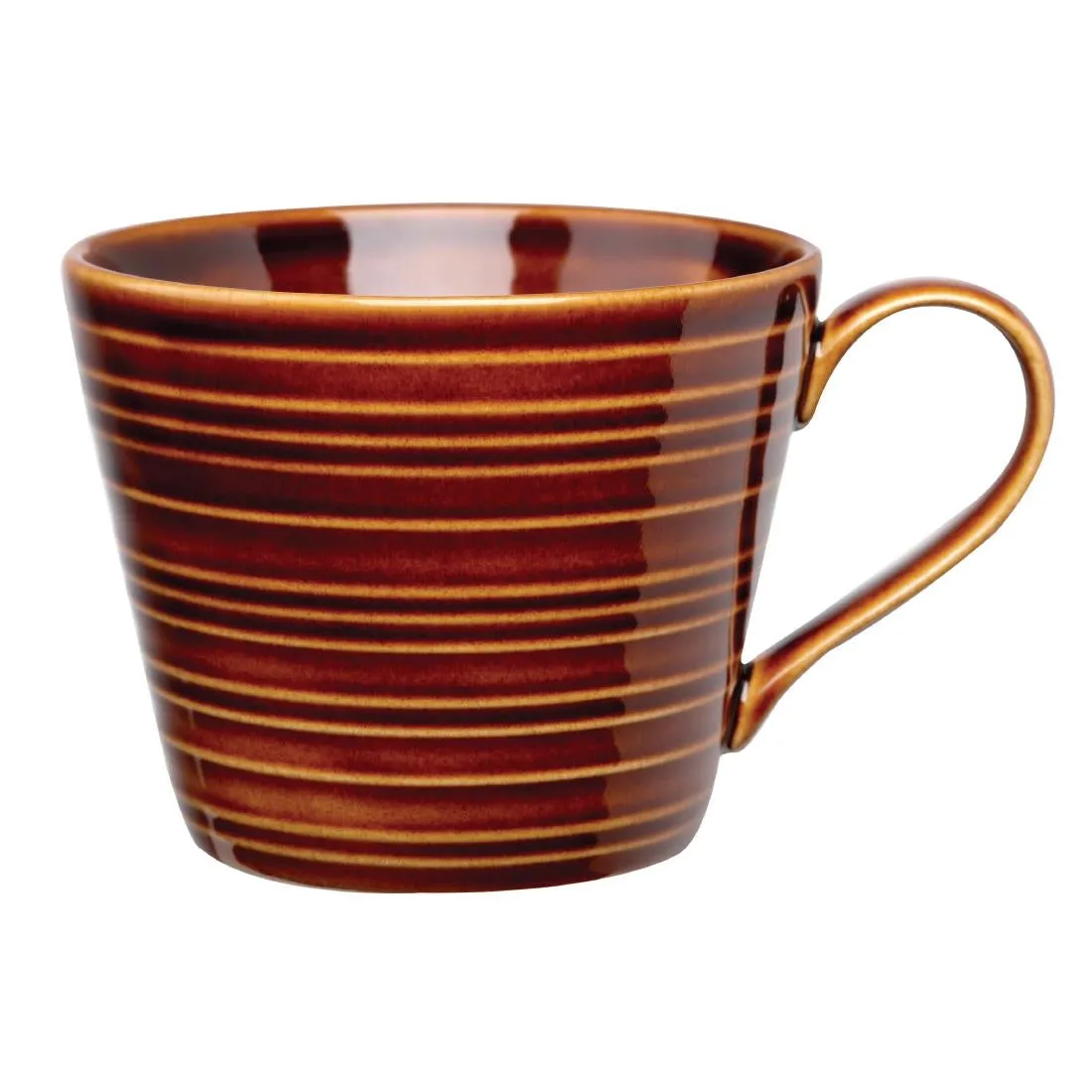 Art de Cuisine Rustics Brown Snug Mugs 341ml (Pack of 6) - GF703