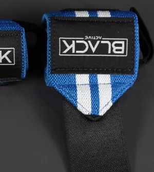 BLUE STRIPE WRIST WRAPS