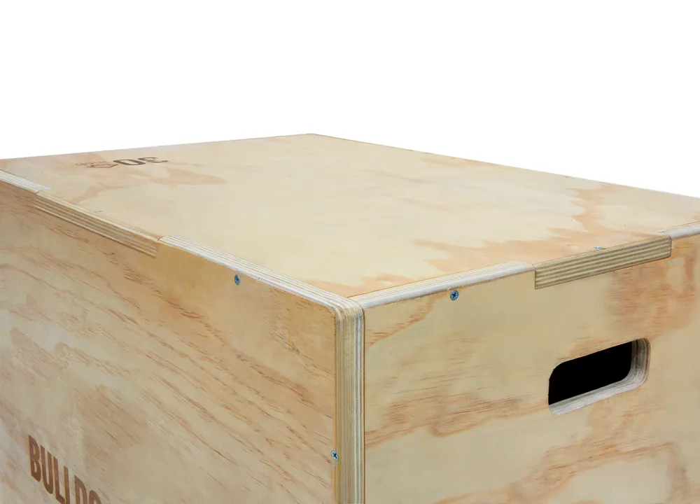 Bulldog Gear - Basic Wooden 3 in 1 Plyometric Jump Box