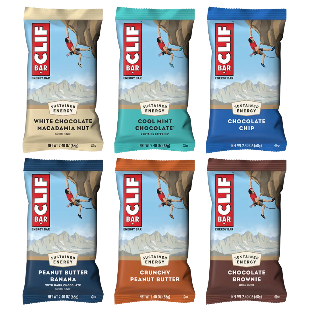 Clif Bar - Top Energy Bar Flavours Bundle