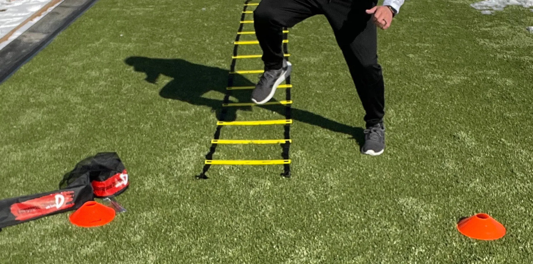 Coach’s Starter Pack: 12 Cones, Agility Ladder and 20  Drills