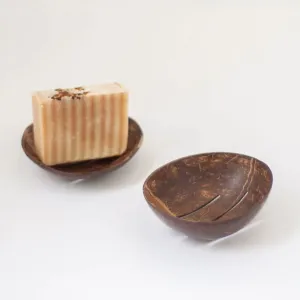 Coconut Shell Soap Dish | Natural Coconut | Bath & Hand Wash Accessories