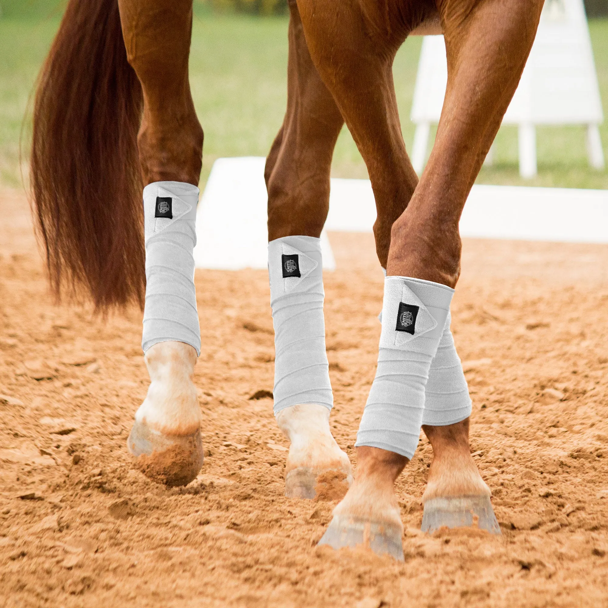 Equine Fleece Polo Leg Wraps, Set of 4 Horse Bandages