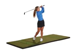 Fiberbuilt 10'x4' Grass Series Double-Hitting Studio Golf Mat