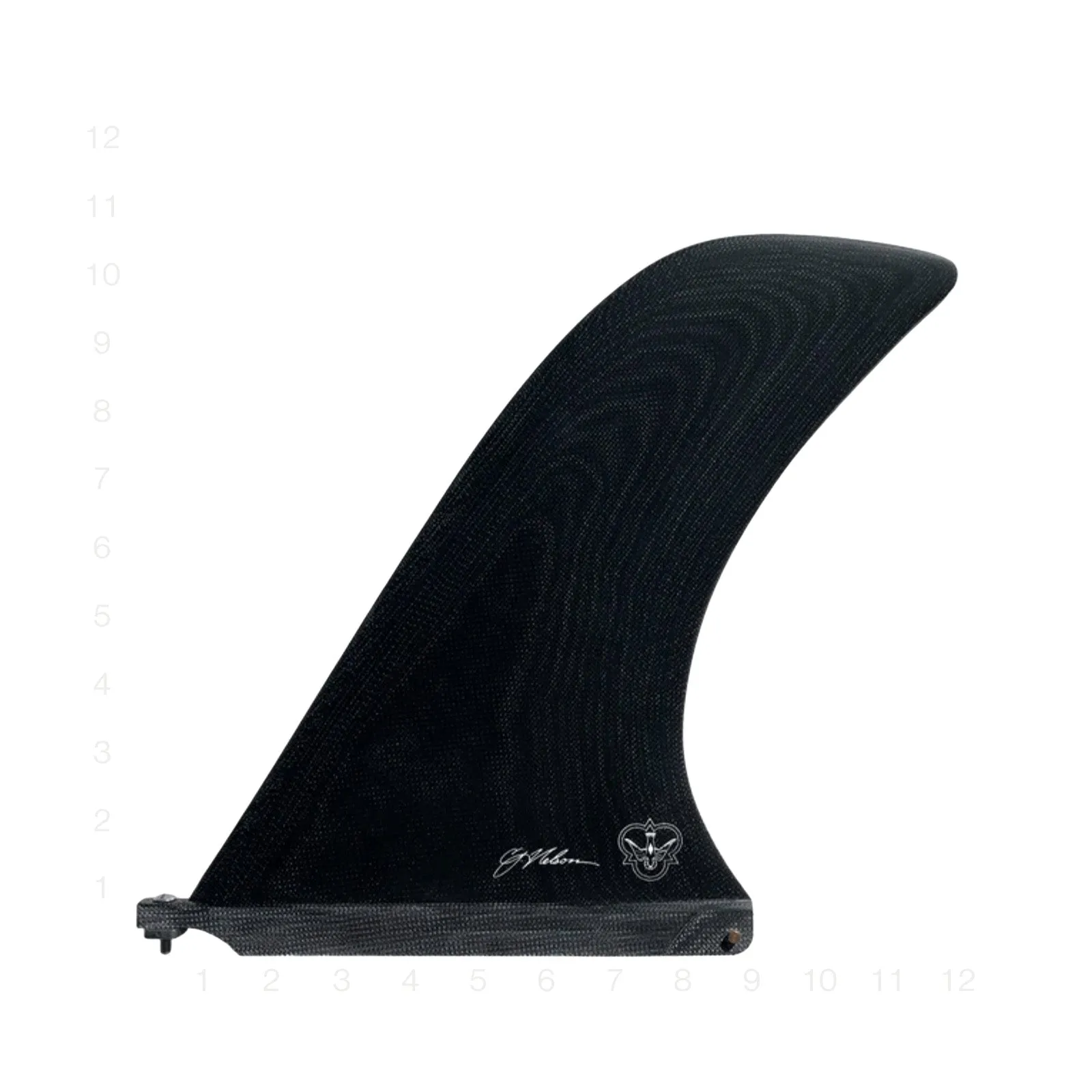 FLYING DIAMONDS NOSERIDER FIN - 10.5" BLK