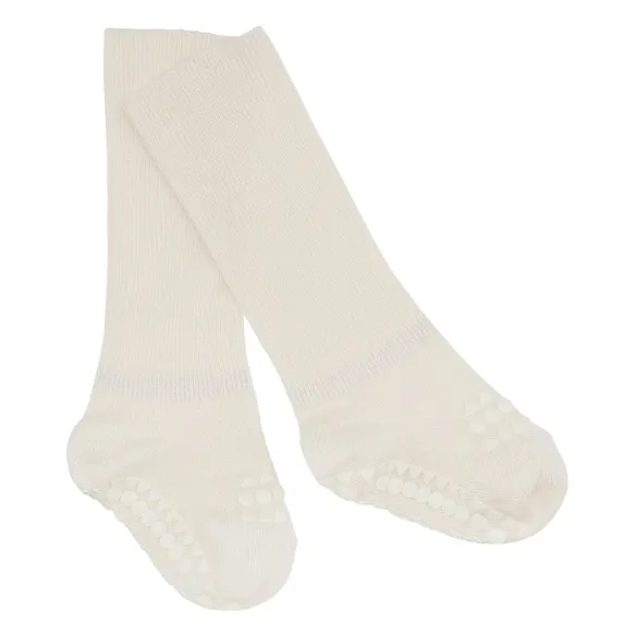 GoBabyGo Non-Slip Socks Bamboo Fiber - Off-White