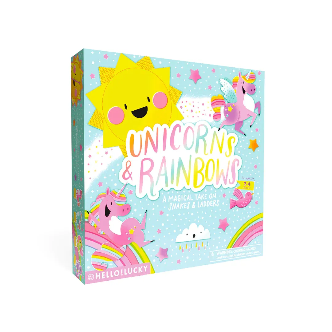 Hello!Lucky Unicorns and Rainbows Board Game