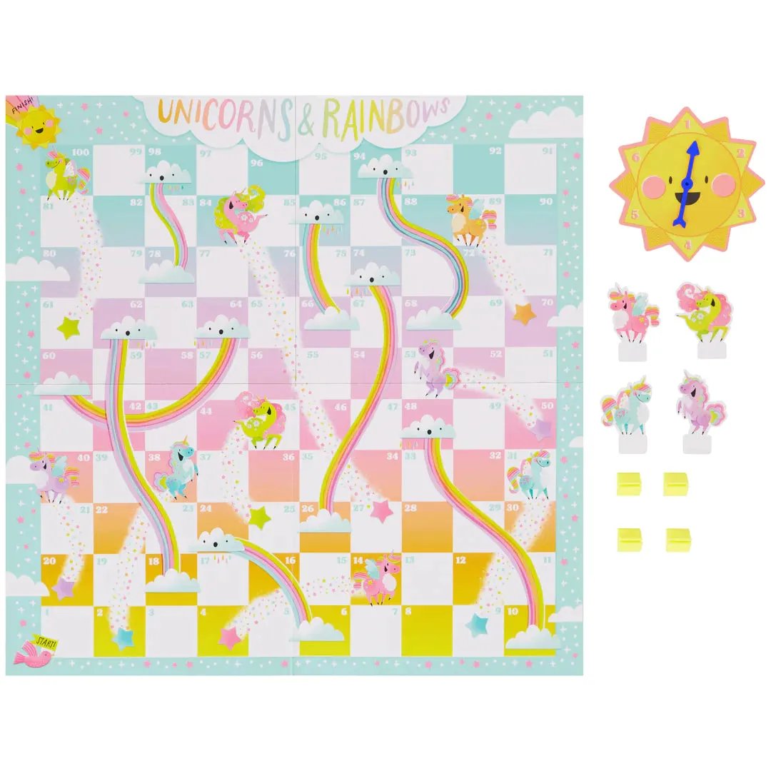 Hello!Lucky Unicorns and Rainbows Board Game