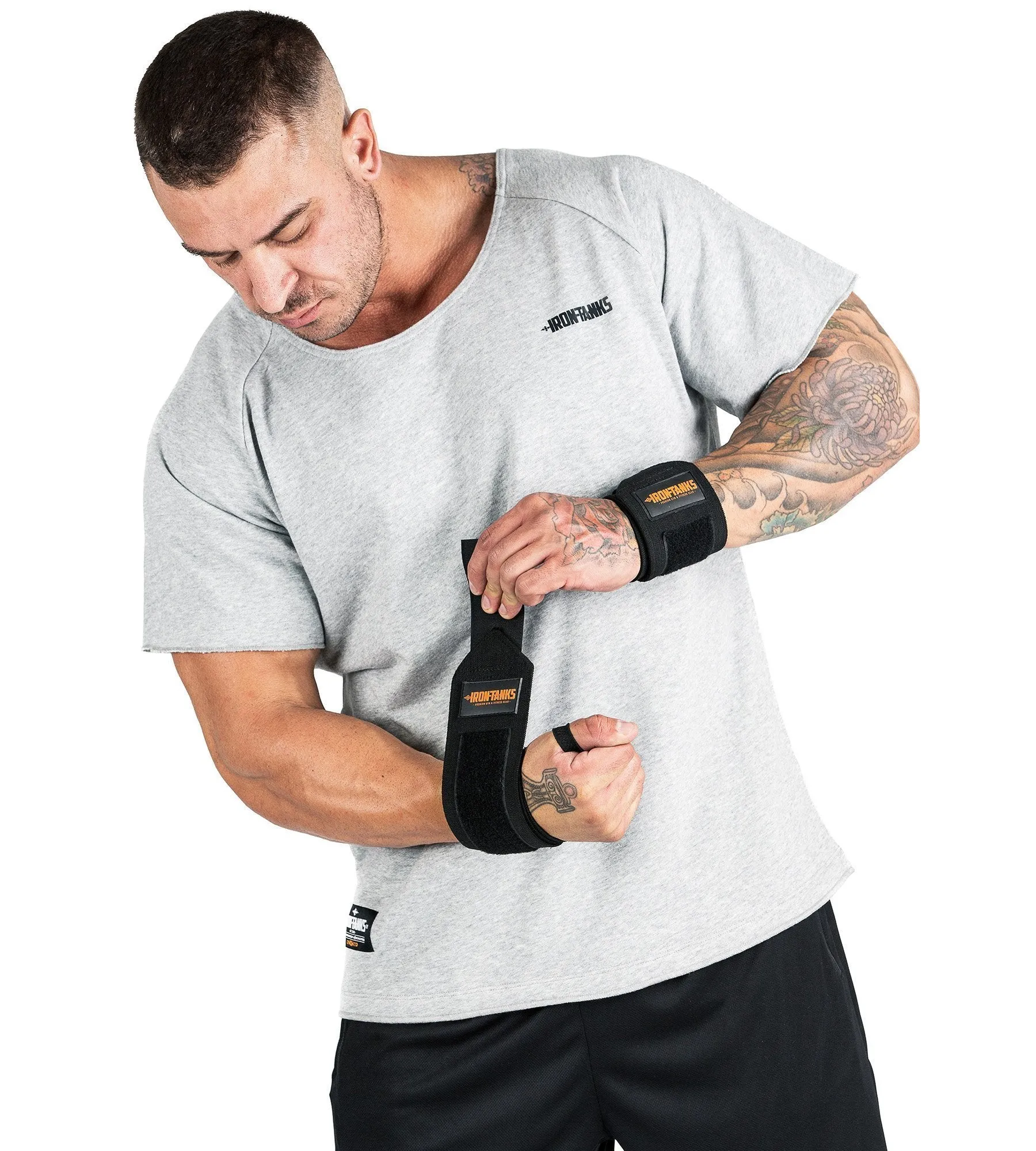 Ironclad Wrist Wraps - Immortal Black