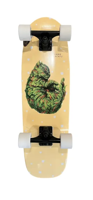 Landyachtz Dinghy Blunt Meowijuana Complete Cruiser - Cream