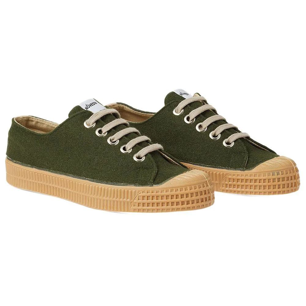 Novesta Star Master Felt Trainers - Army Green