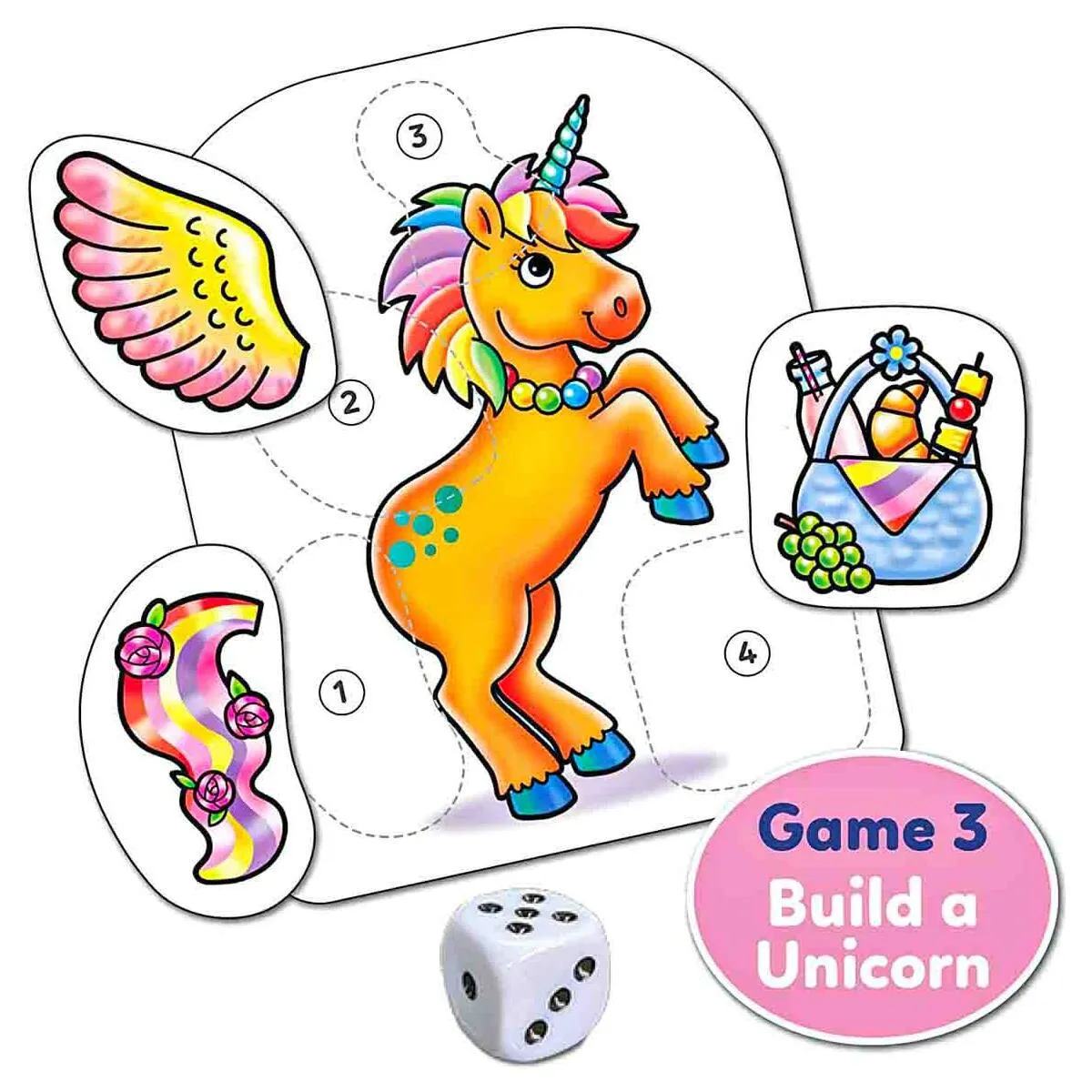 Orchard Toys Unicorn Fun! 3-in-1 Game