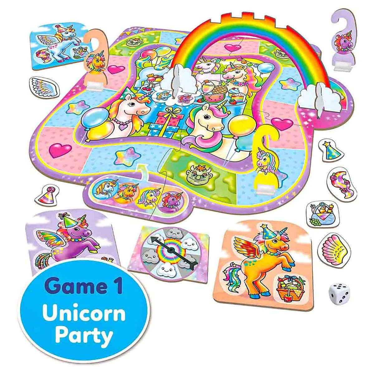 Orchard Toys Unicorn Fun! 3-in-1 Game