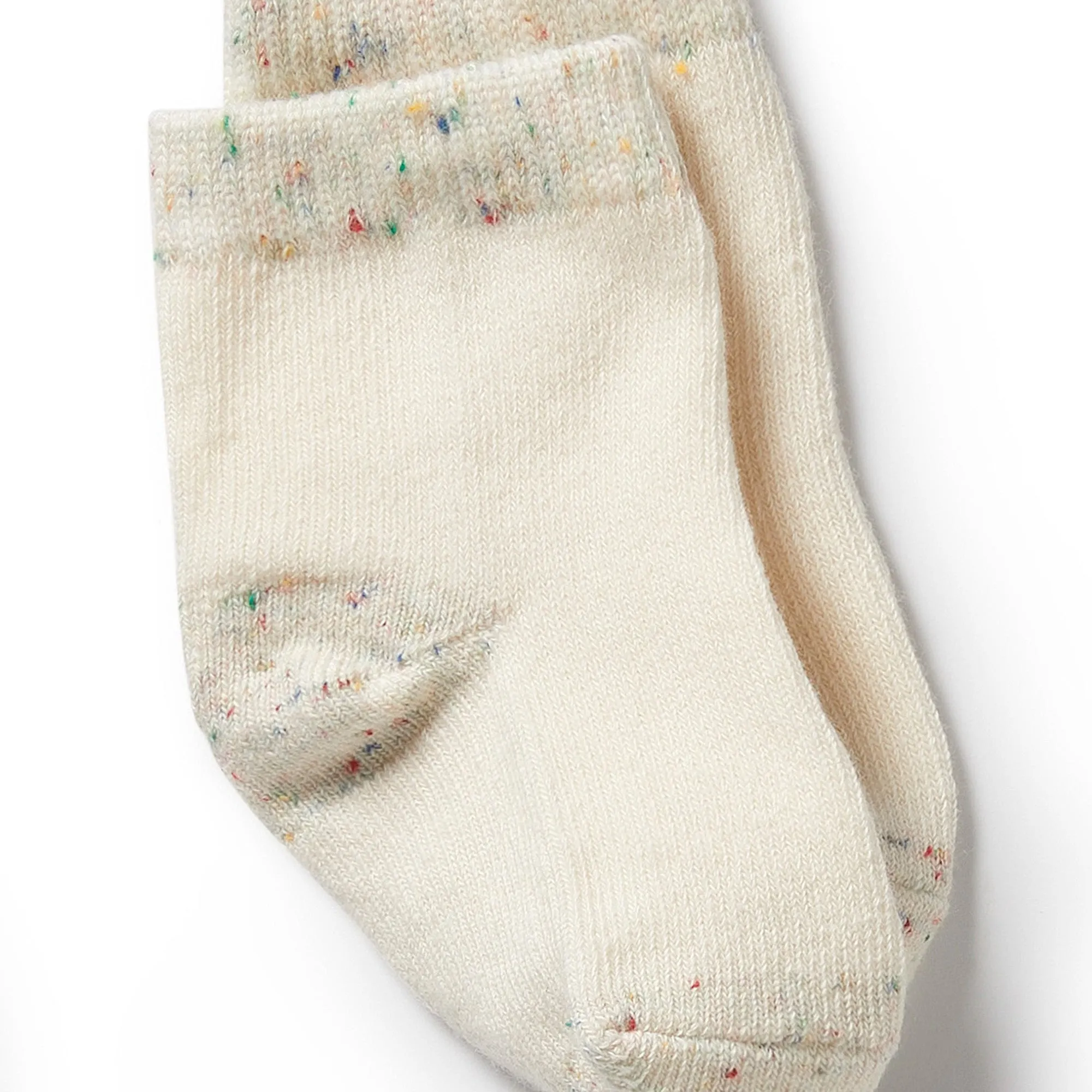 Organic Cotton Baby Socks 3 pack | Cream, Oatmeal, Grey Cloud