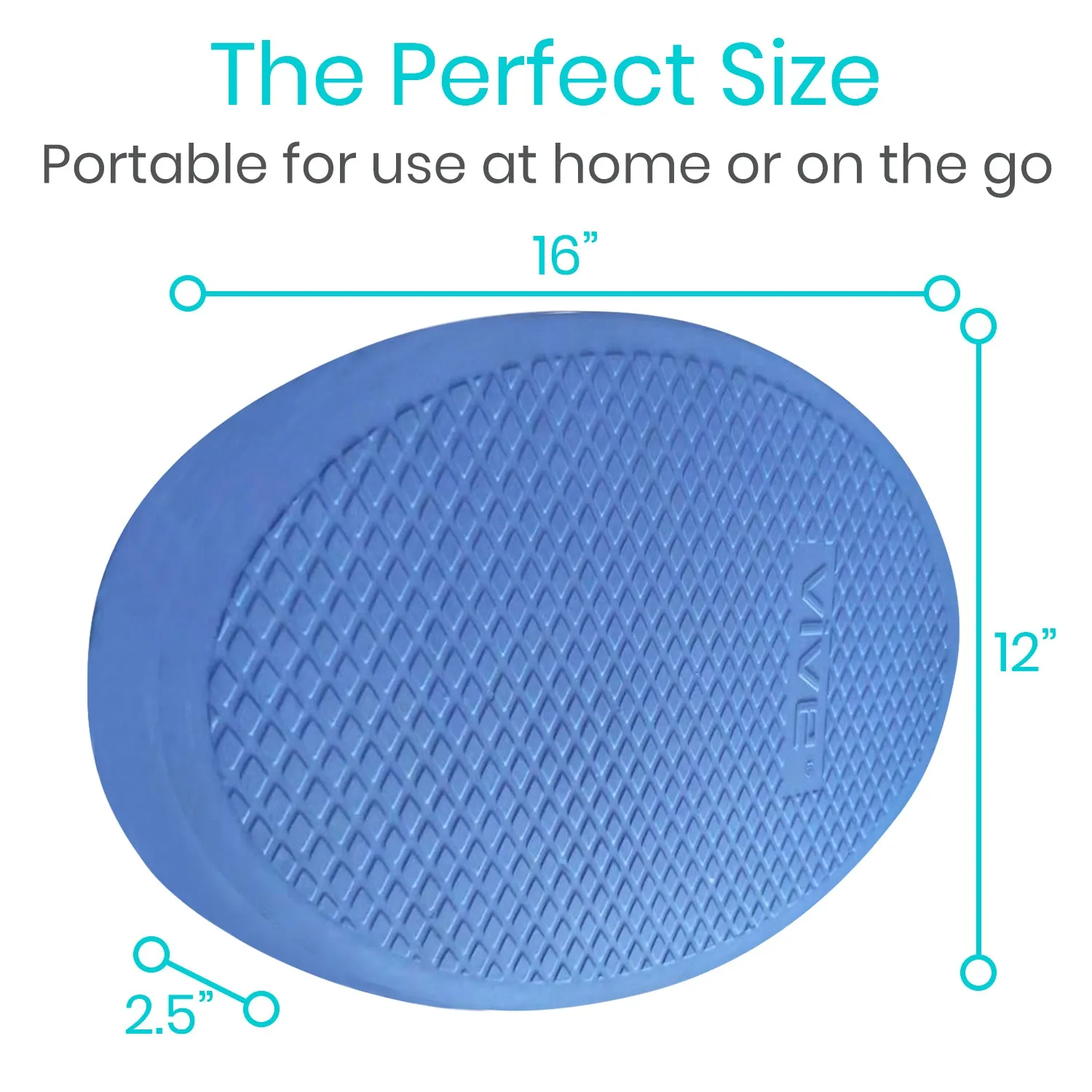 Oval Balance Pad Blue