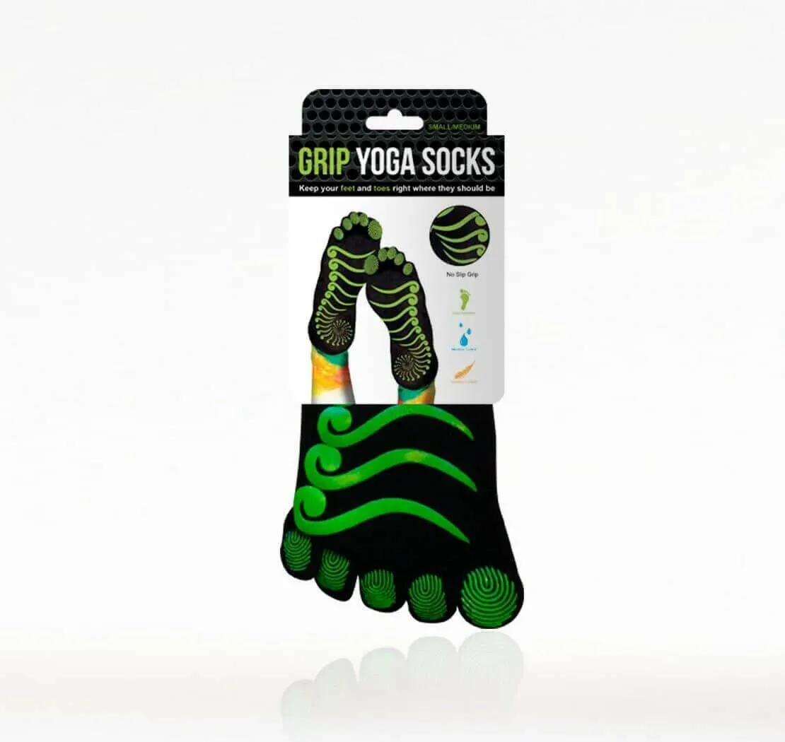 PBLX Non-Slip Yoga Socks, Medium & Large