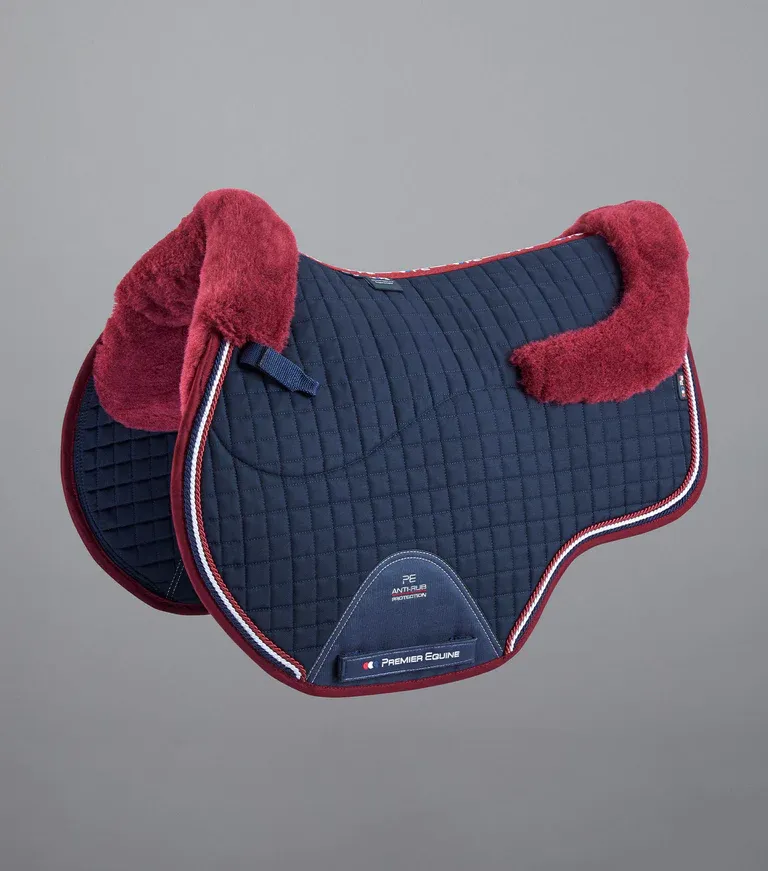 PEI Close Contact Merino Wool GP/Jump Pad (Navy/Burgundy)