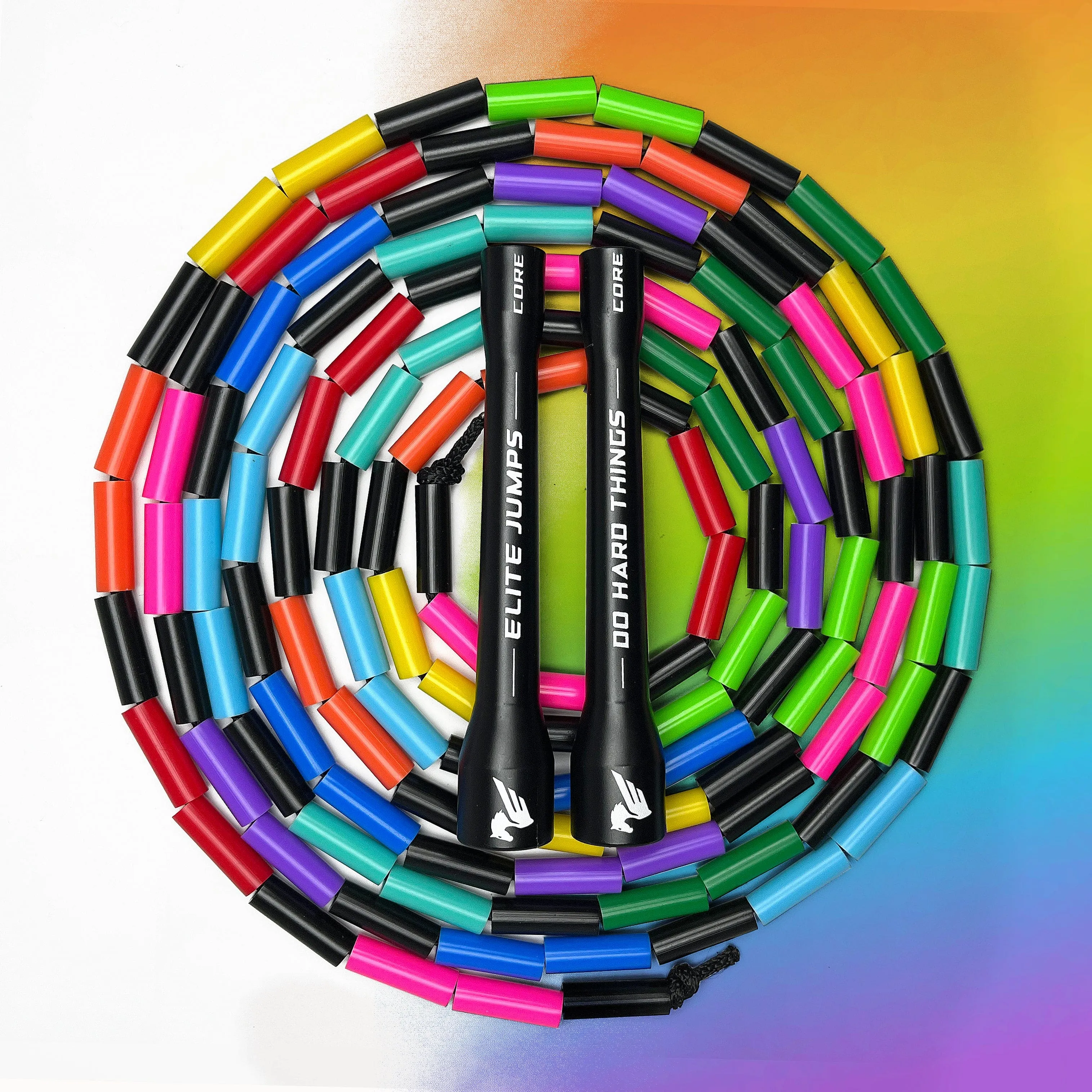 Rainbow Do Hard Things® - Core 1" Beaded Jump Rope