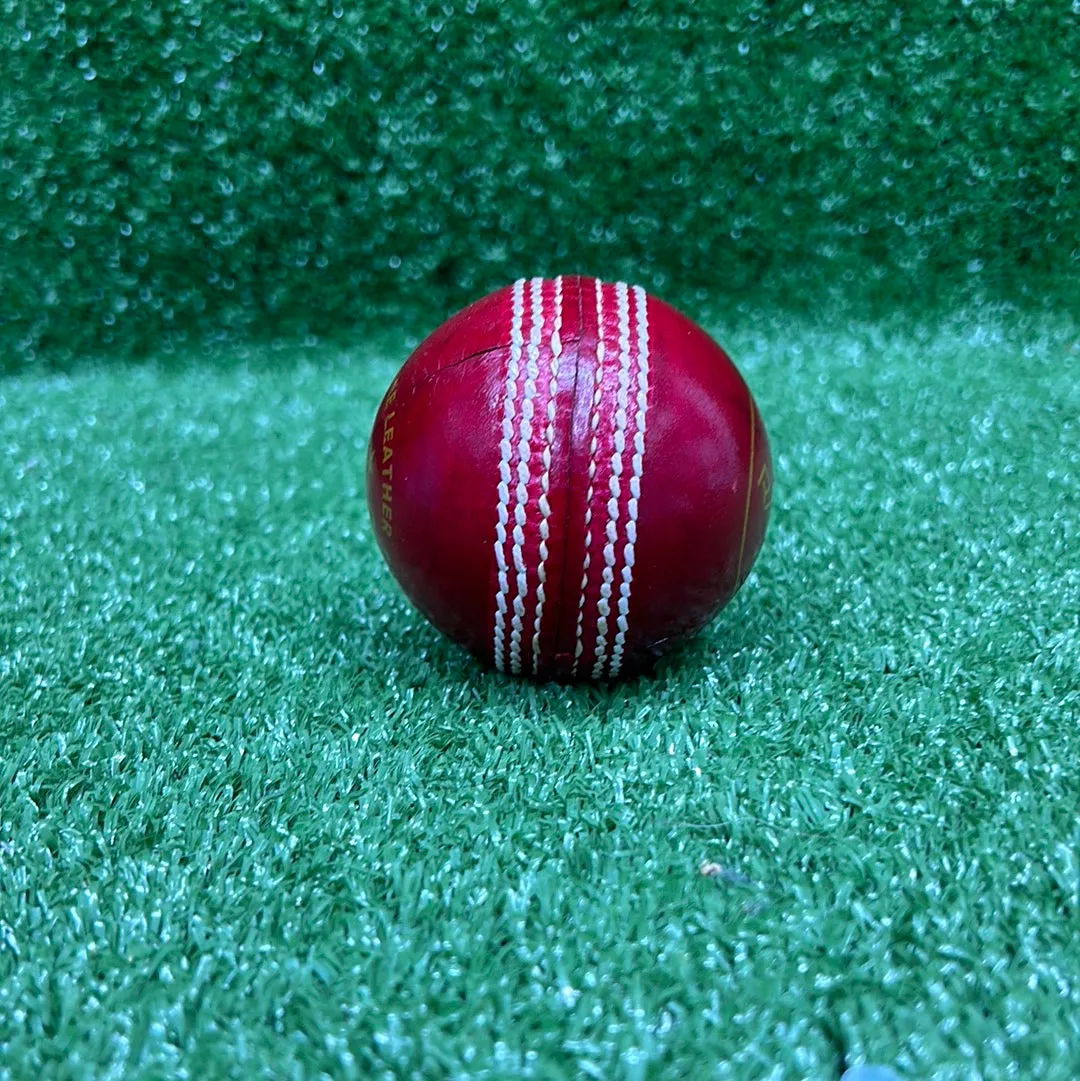 Raydn Club Red Cricket Leather Ball