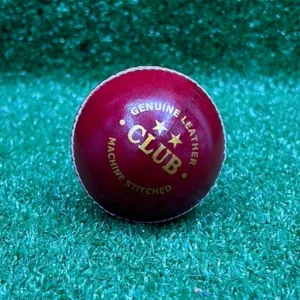 Raydn Club Red Cricket Leather Ball