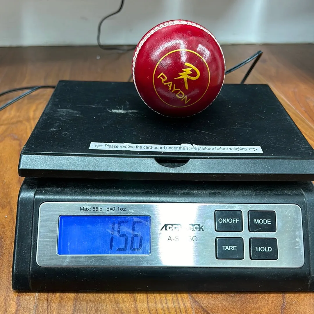 Raydn Club Red Cricket Leather Ball