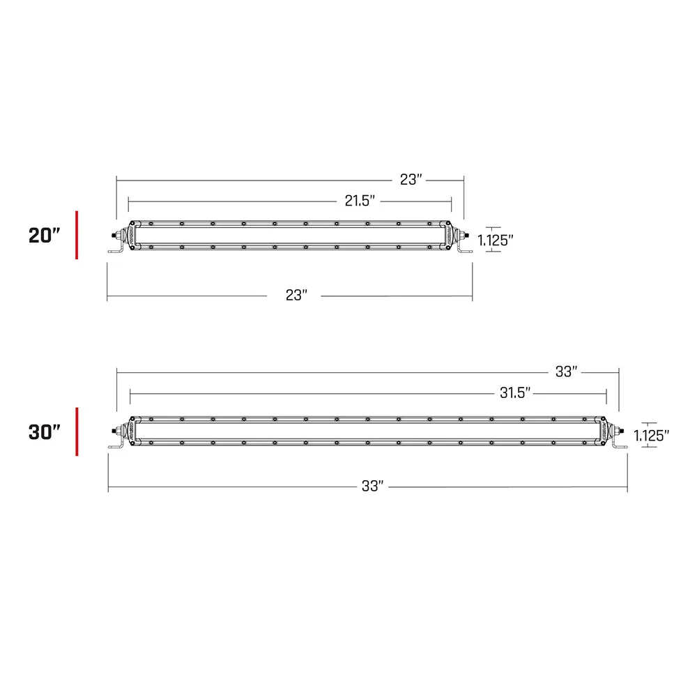 RIGID Industries SAE Compliant SR-SRS 20" Light Bar - Black