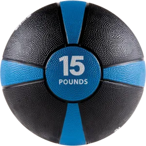 Rubber Medicine Ball - 15 lb