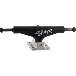 Silver M-Class Skateboard Trucks 8.0" - Black/Polished (Set of 2)