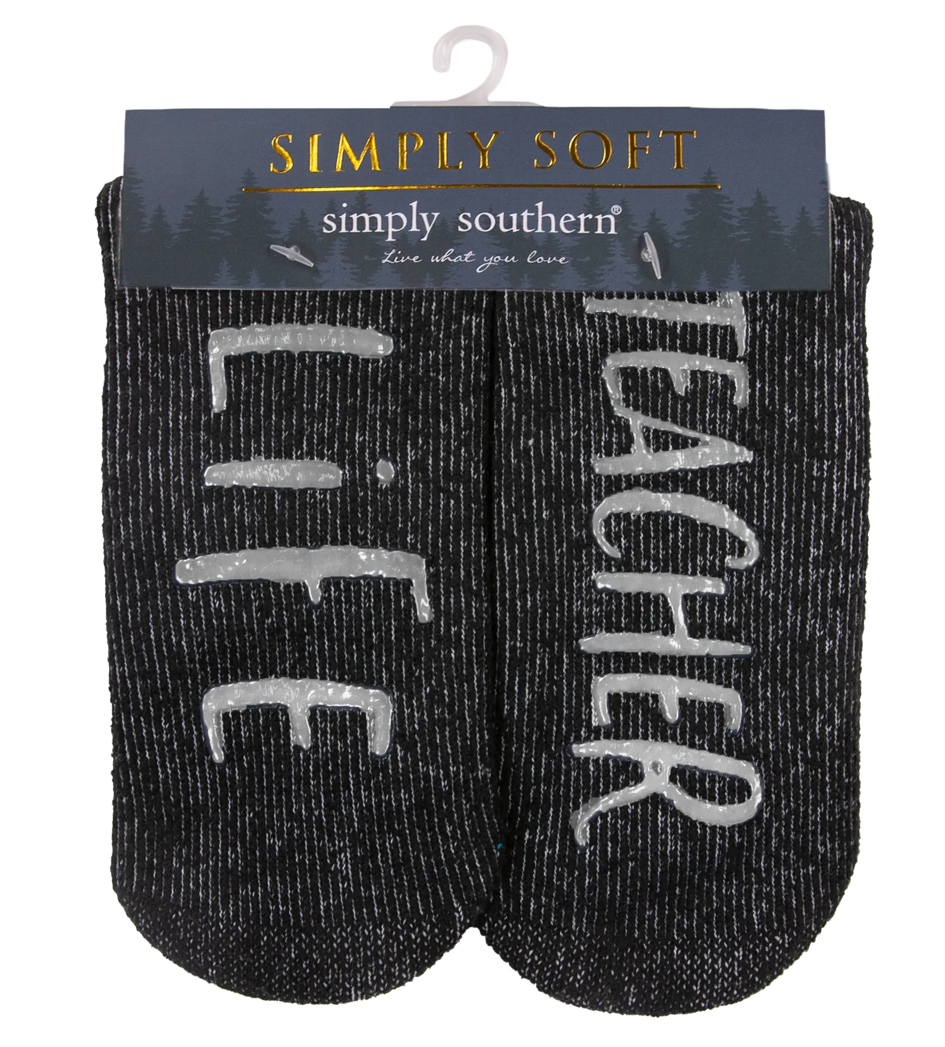 Simply Southern Non Slip Socks - Teacher