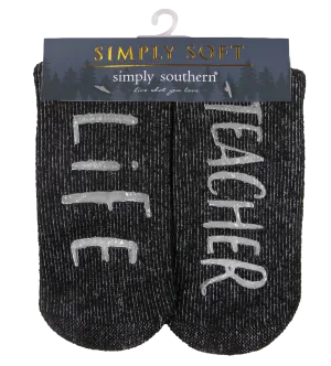 Simply Southern Non Slip Socks - Teacher