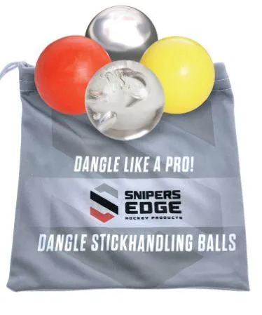 Snipers Edge Dangle Stickhandling Set (4 Ball Set)