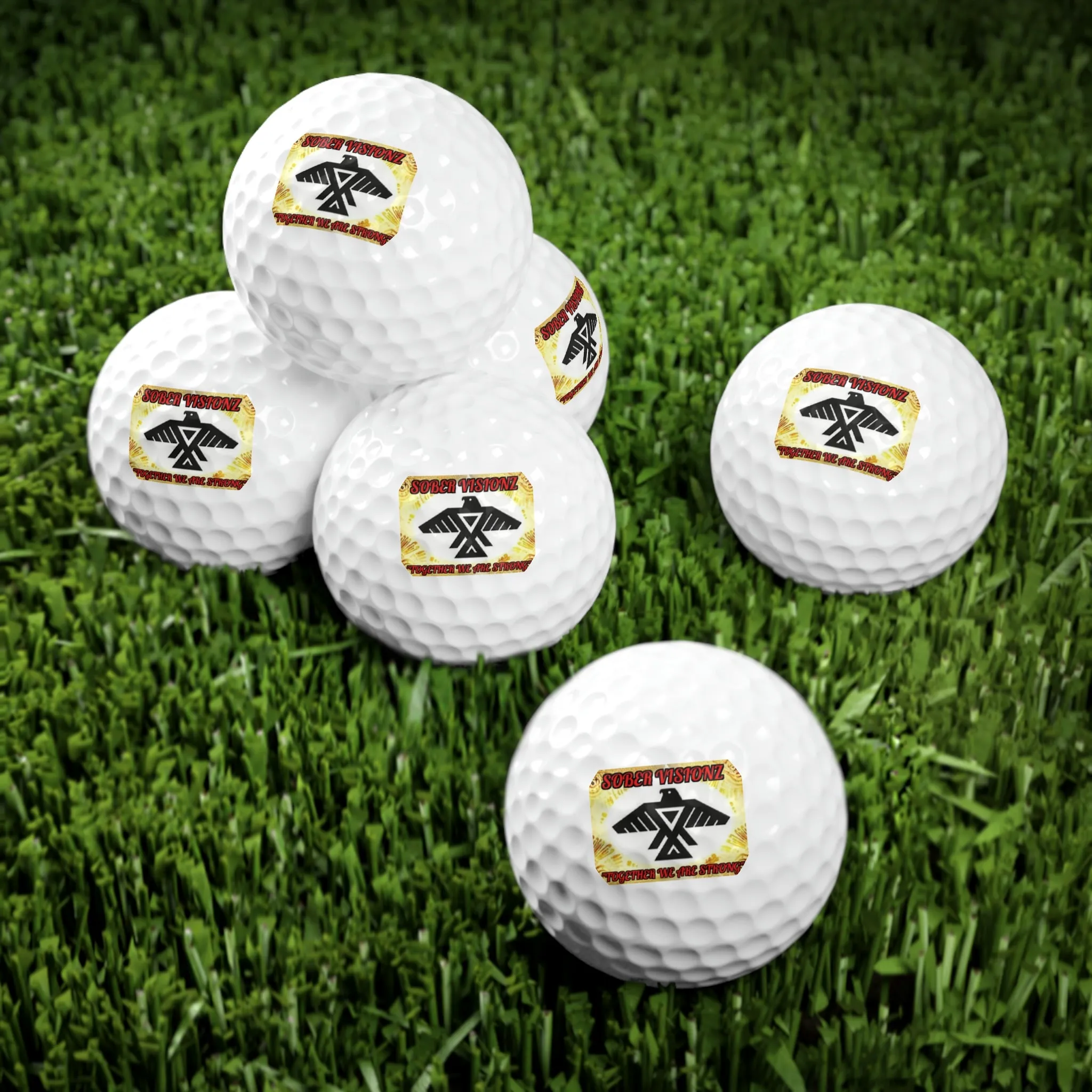 Sober Visionz Golf Balls, 6pcs