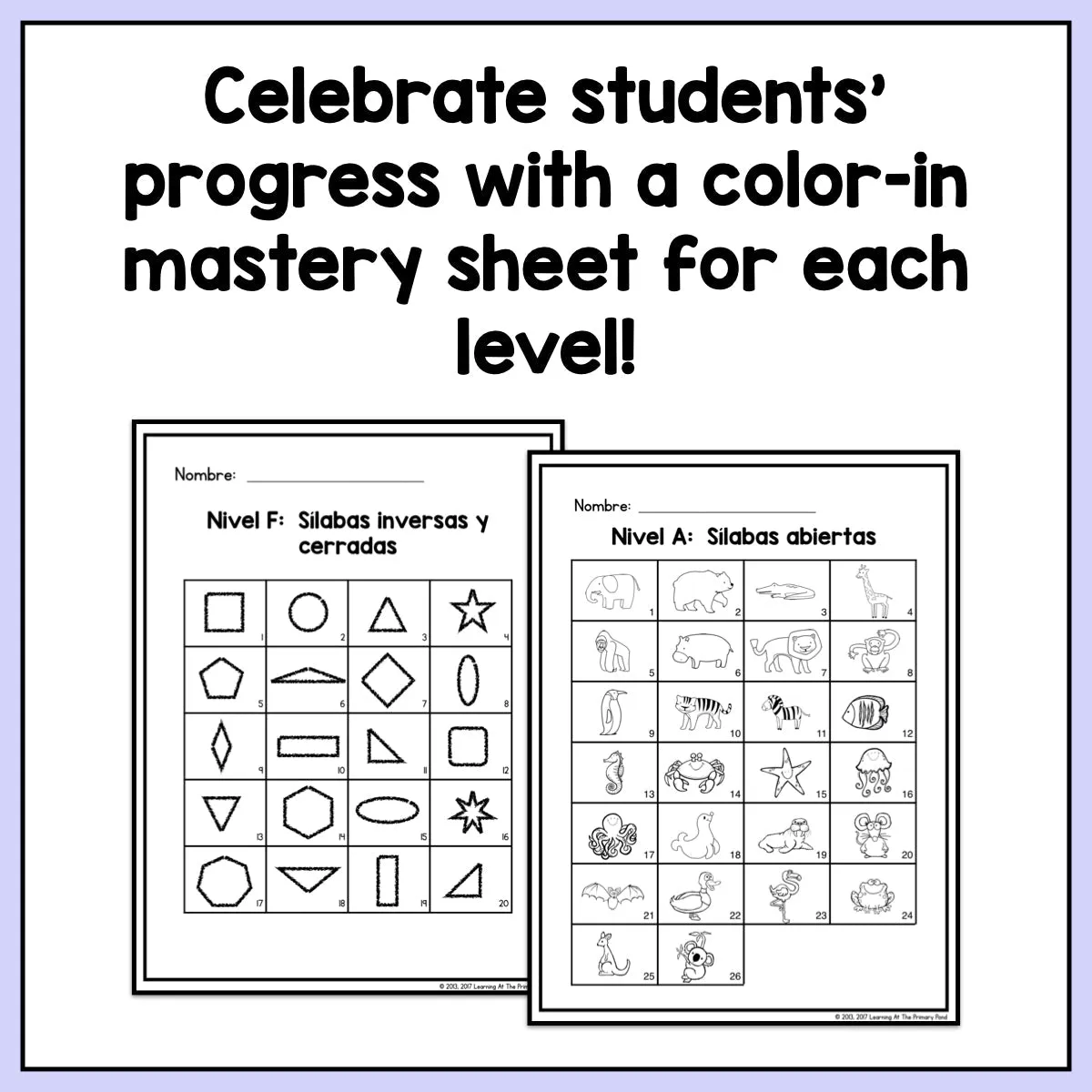 Spanish Reading Fluency Ladders / Escaleras de fluidez