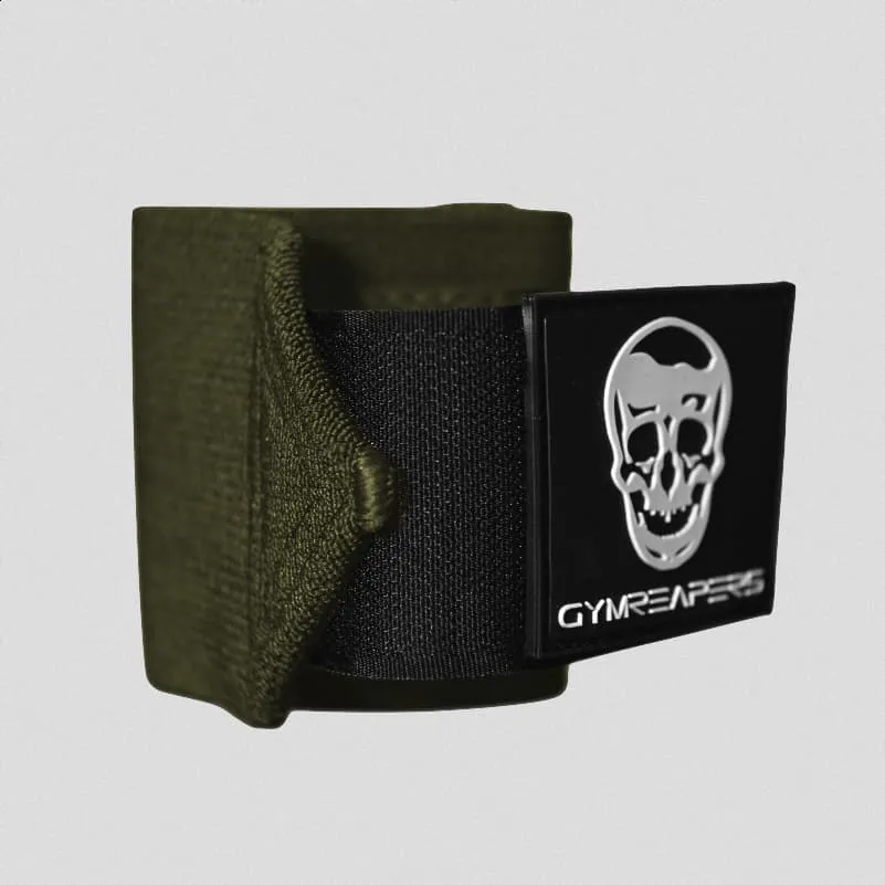 Stiff Wrist Wraps - Heavy Duty Wrist Support - OD Green