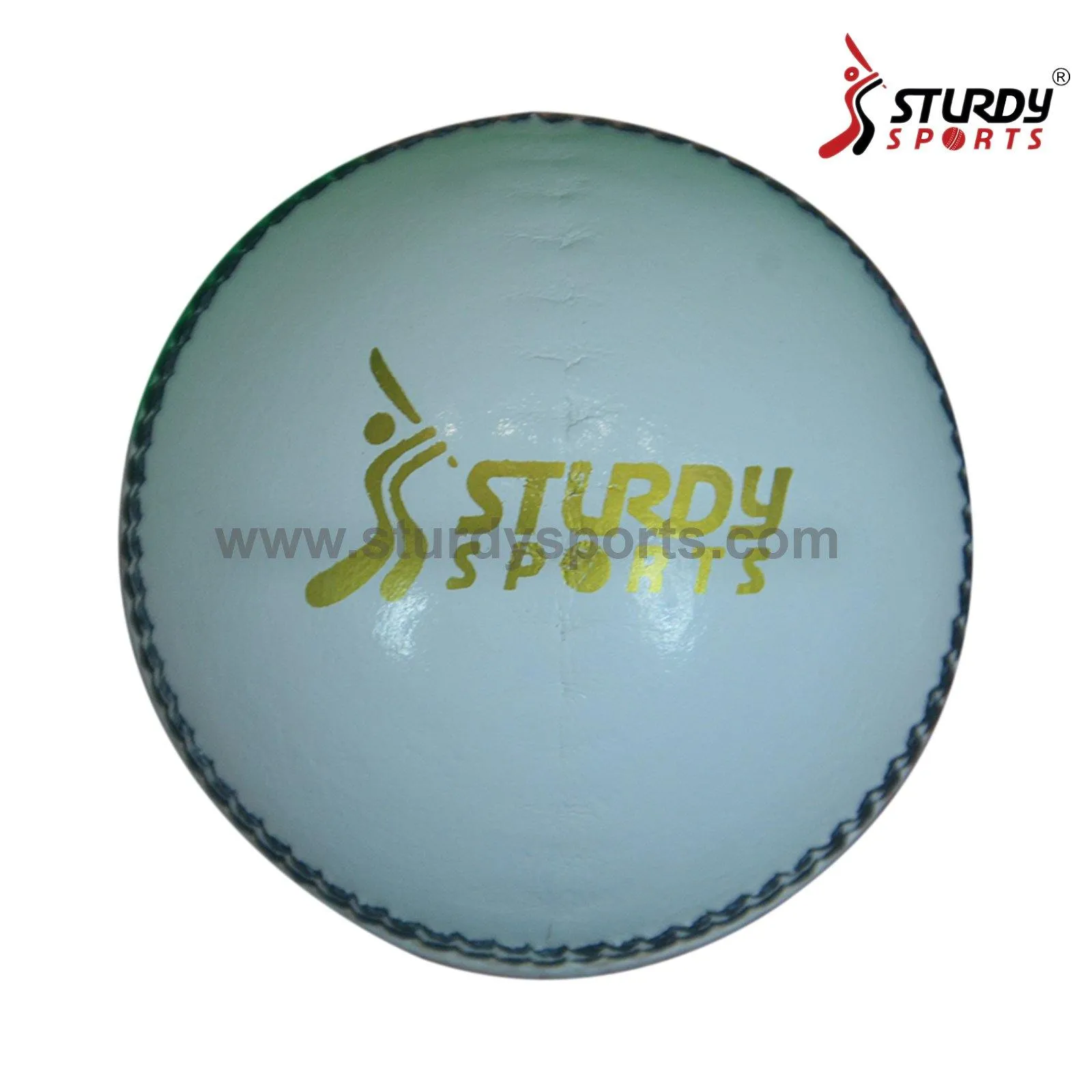 Sturdy Rhino Australian Leather White - 4 Piece Cricket Ball