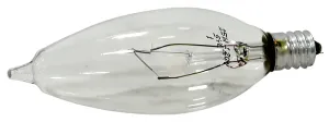 Sylvania 13647 Incandescent Lamp, 25 W, B10 Lamp, Candelabra Lamp Base, 207 Lumens, 2850 K Color Temp :CD 4: QUANTITY: 6