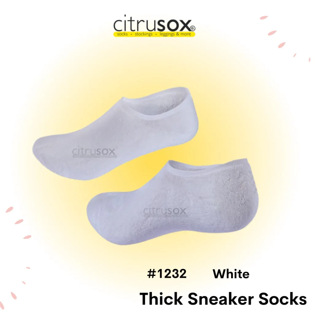 Thick Sneaker Socks with Non-slip Heel