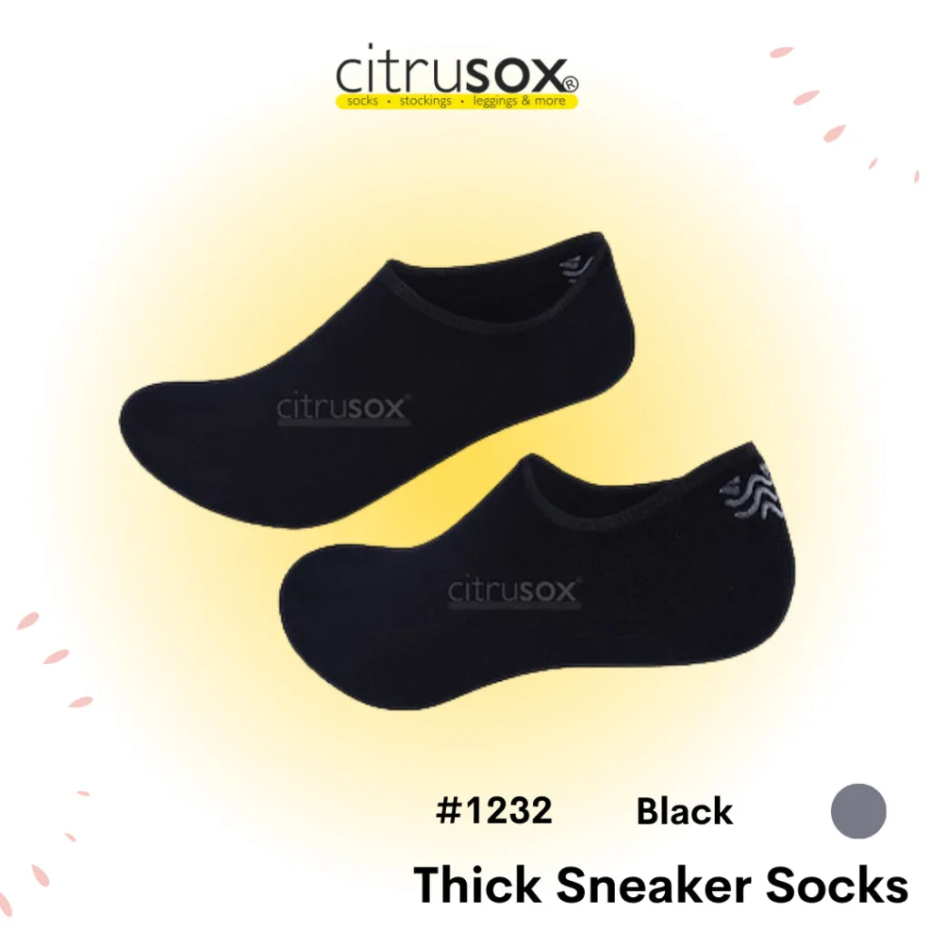 Thick Sneaker Socks with Non-slip Heel