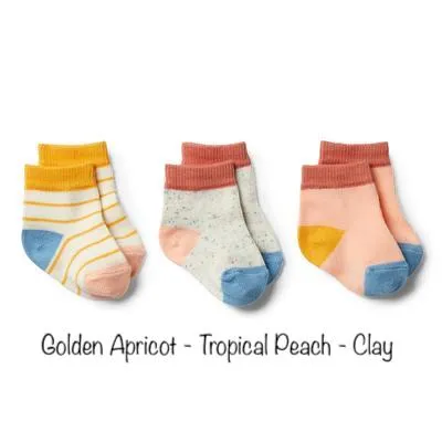 Wilson & Frenchy 3 Pack Baby Socks