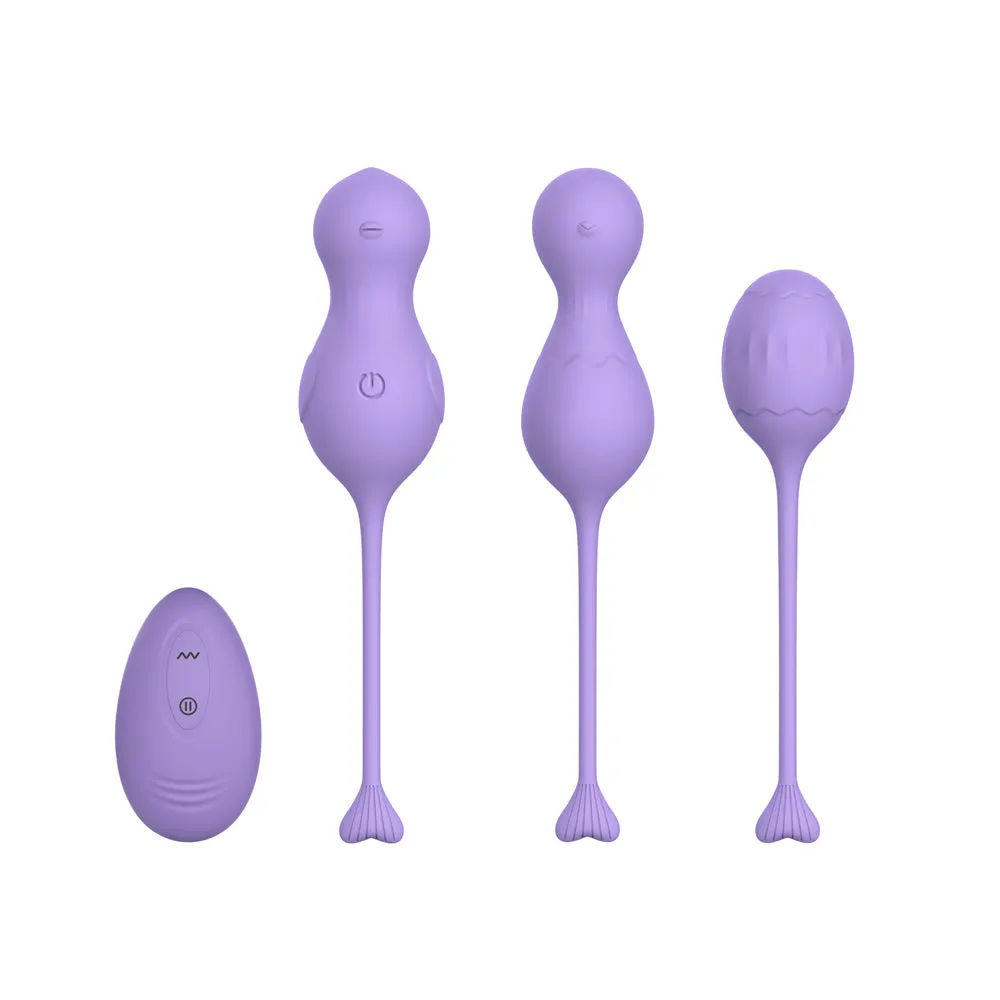 Winyi Heidi Vibrating Kegel Balls - Purple