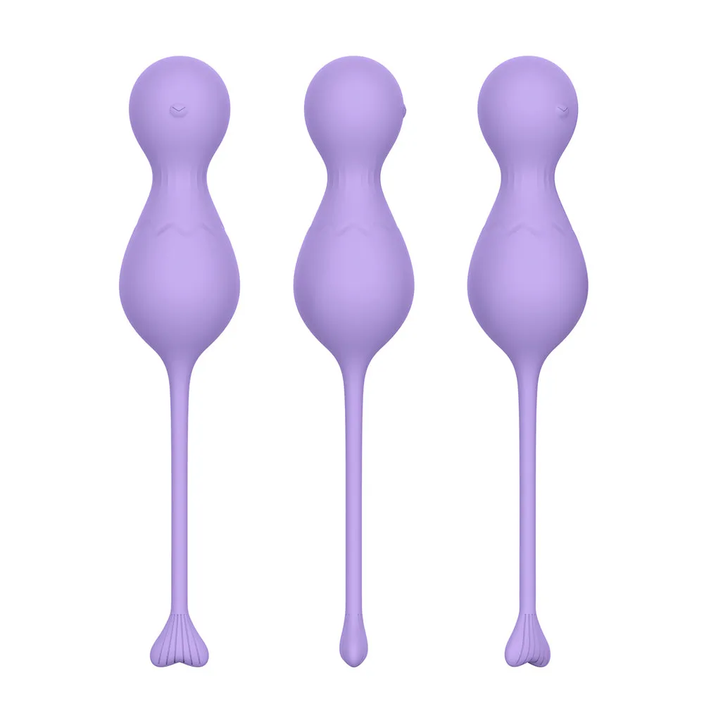 Winyi Heidi Vibrating Kegel Balls - Purple