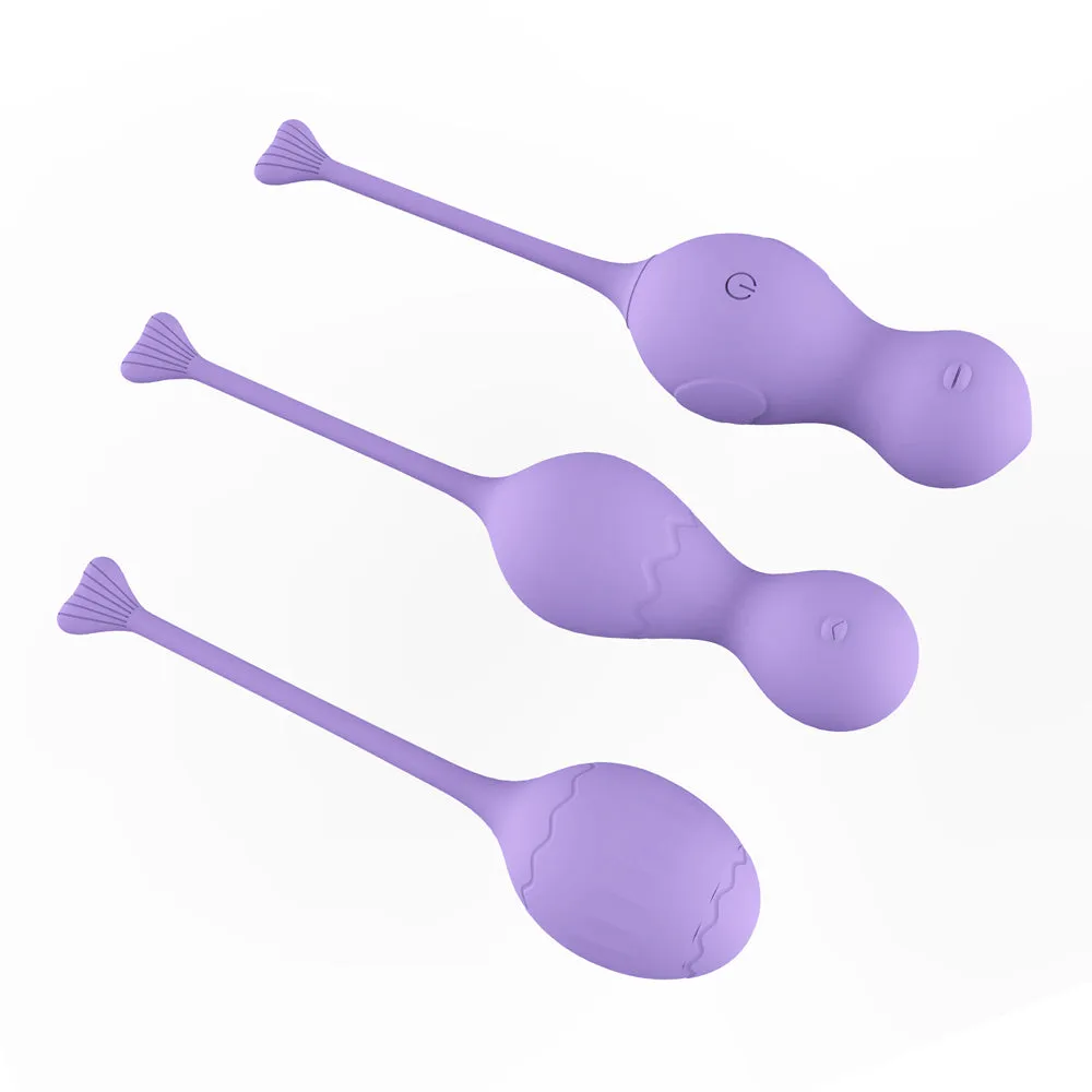 Winyi Heidi Vibrating Kegel Balls - Purple