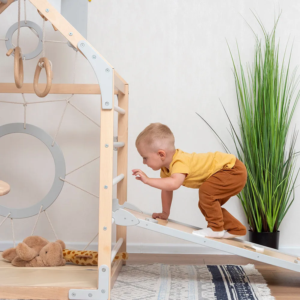 Wooden Climbing Playhouse