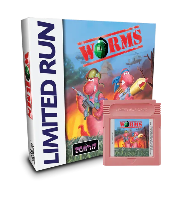 WORMS (Gray or Peach)  - Gameboy