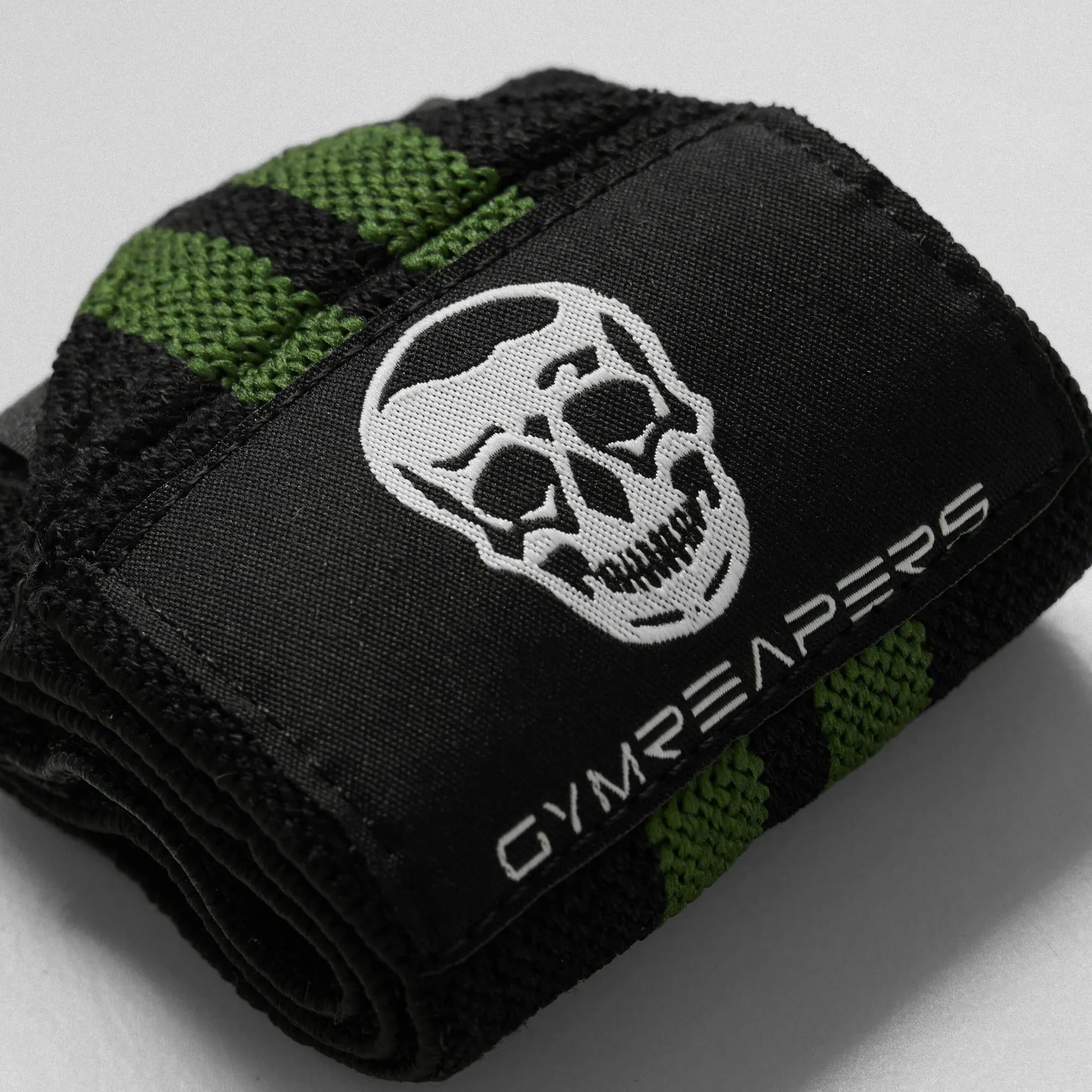 Wrist Wraps - 18" Weightlifting Wrist Support - Green